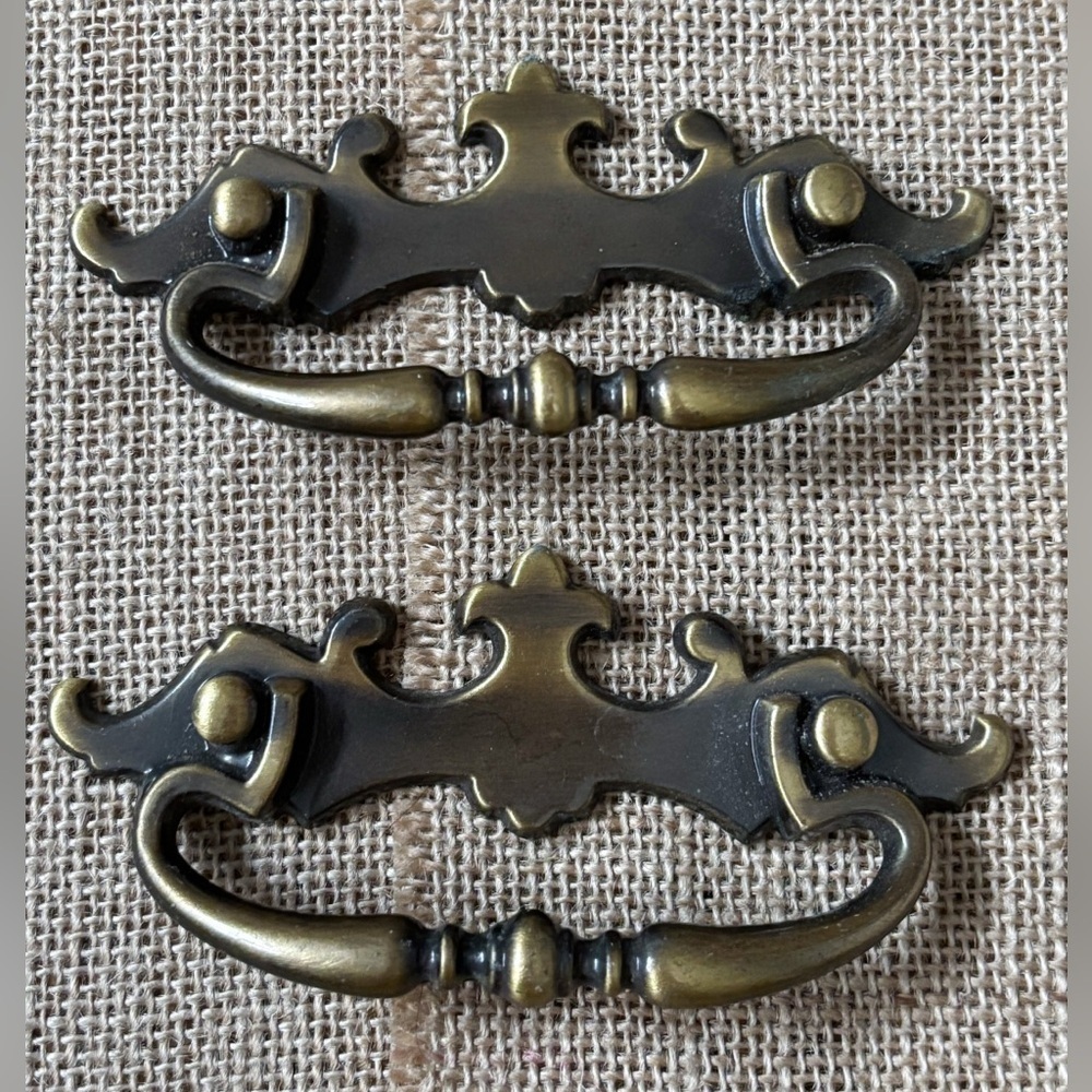 Amerock RD 1968 Canada Antique Brass Drawer Pull Set Of 4 Farmhouse Cottage Core - Picture 2 of 6